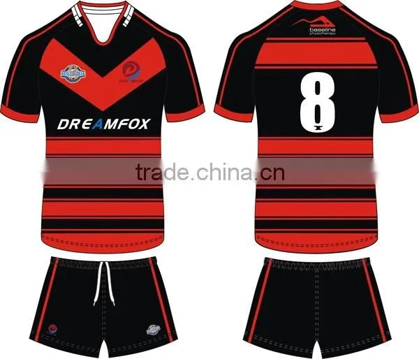 Wholesale team rugby jerseys newest college rugby jerseys custom free design rugby shirt