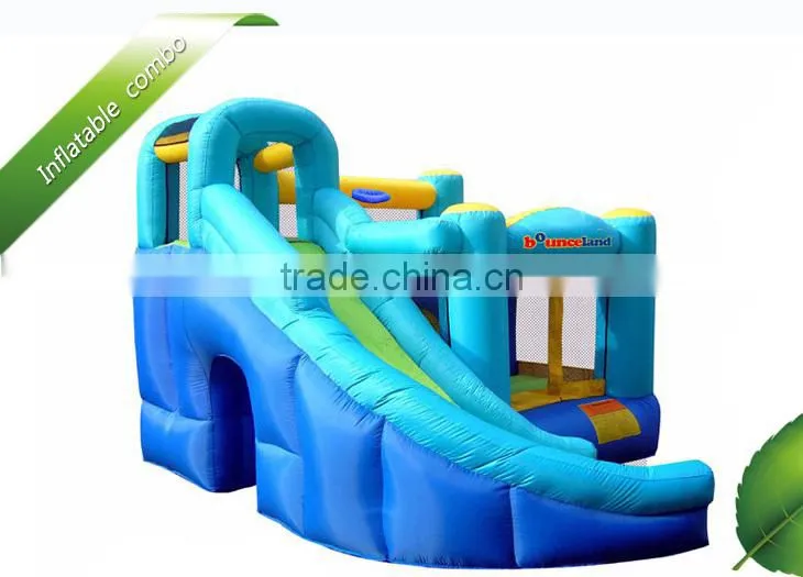 Inflatable combo bouncer house , little bounce house with slide ,inflatable combo