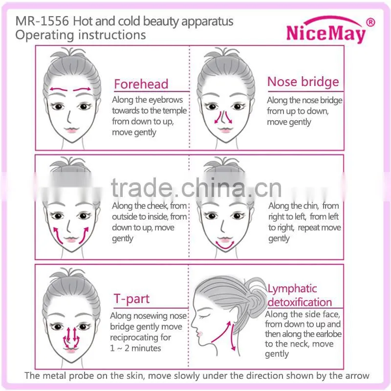 OEM electric face massager beauty device use at home for beauties
