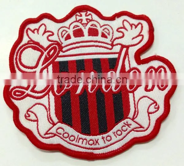 embroidery patch for garments , customized embroidery patch