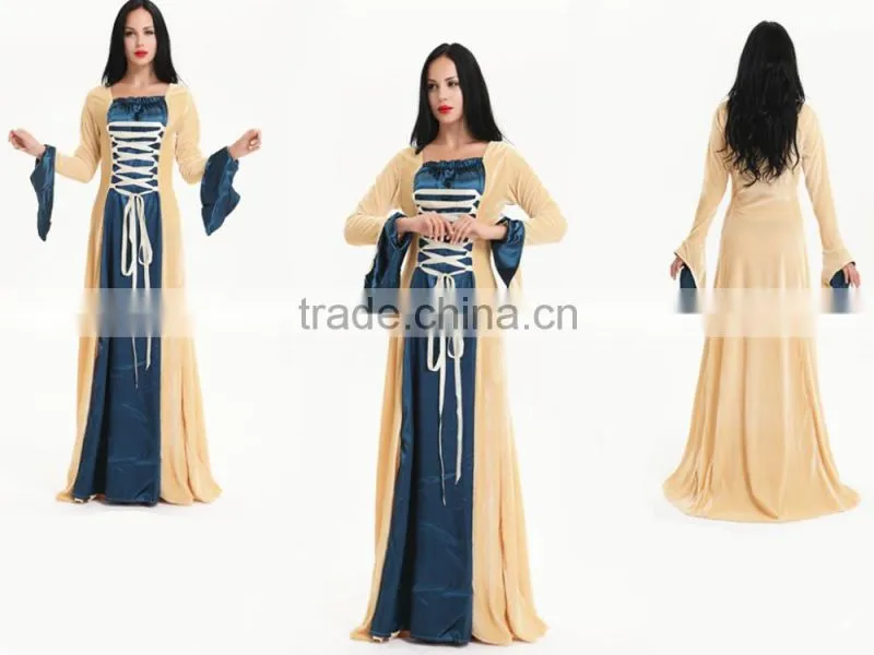 walson 2016 hot Red Hooded Gown Game Thrones Renaissance Medieval Queen Fancy Dress Costume