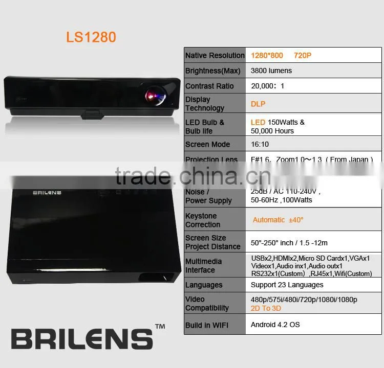 Wholesale goods from china 50000 Hours 50 000:1 OSRAM DLP Full HD 1280x1080 pico projector wifi