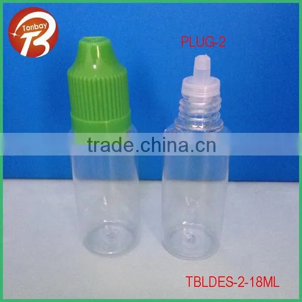 30ml pet bottle for e liquid nicotine bottles with short dropper&childproof cap