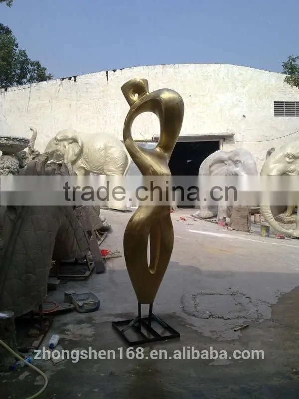 Guangzhou manufacturers custom metal stainless steel/copper/abstract sculpture school/hotel/square/stores