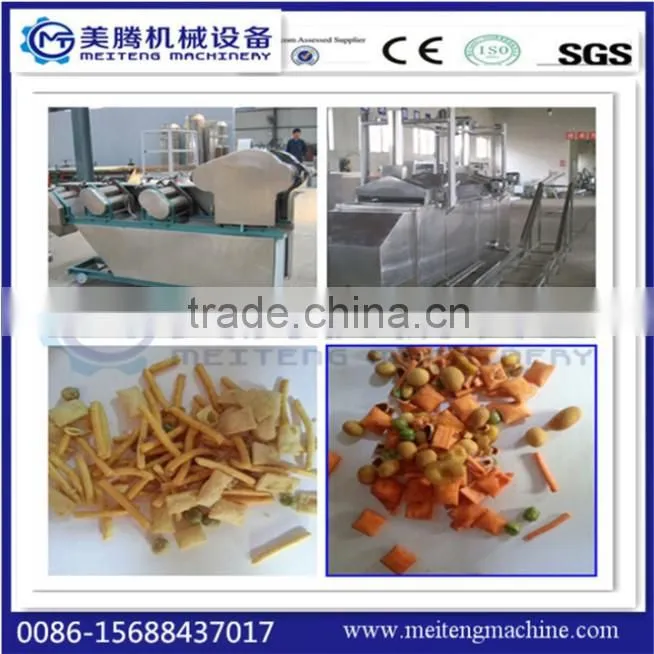 Hot sale line of frying snack with the different capacity
