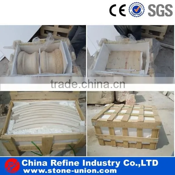 Hot selling stone pedestal column with Experienced Factory