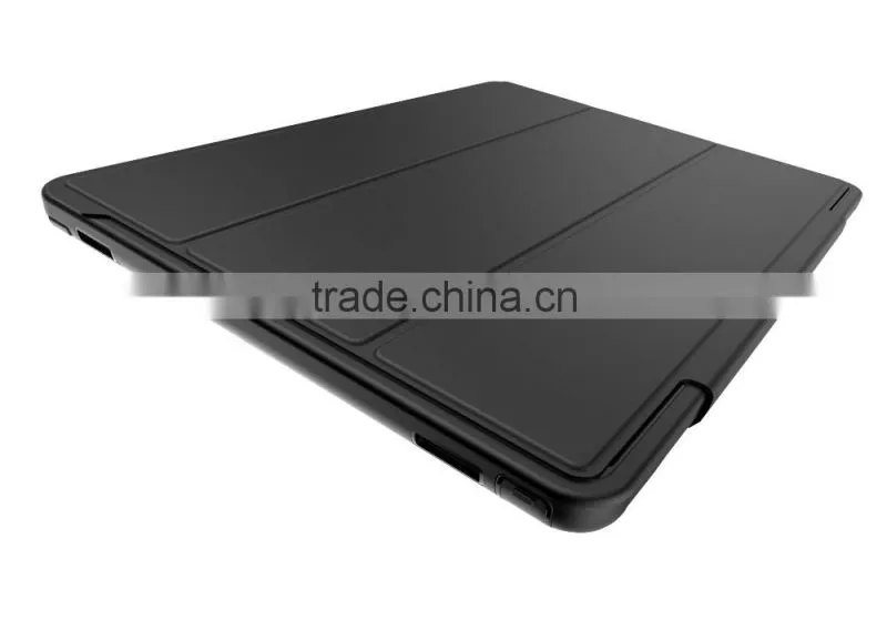 Fashion Design Folding Leather Wake Sleep Function Flip Leather Full Cover Protective Case For iPad Pro TB-0279