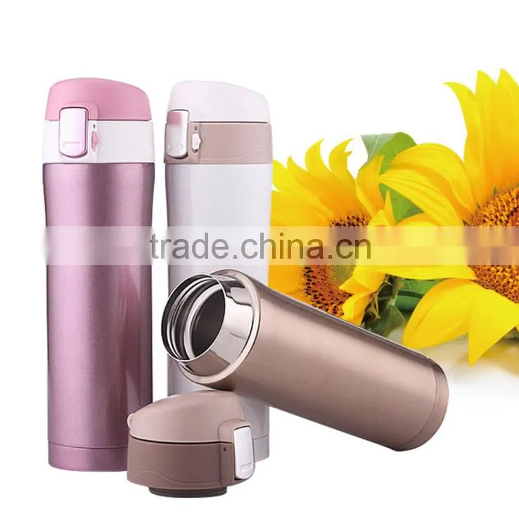 stainless steel hot water bottle with lock lid