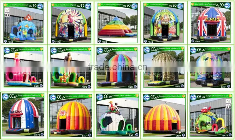 2016 New design inflatable bouncy castle bounce house party inflatable disco dome castle