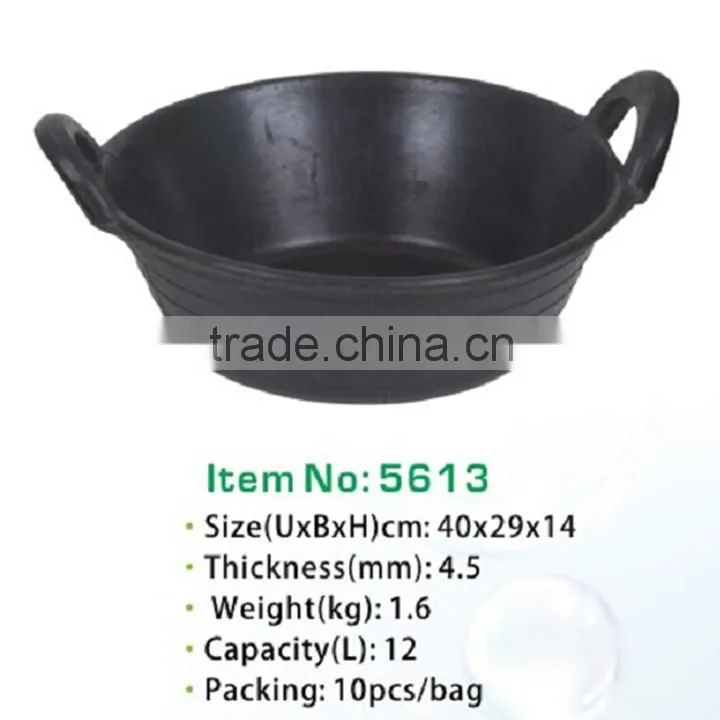 Tyre rubber bucket,industry buckets,cement pail,construction rubber tools