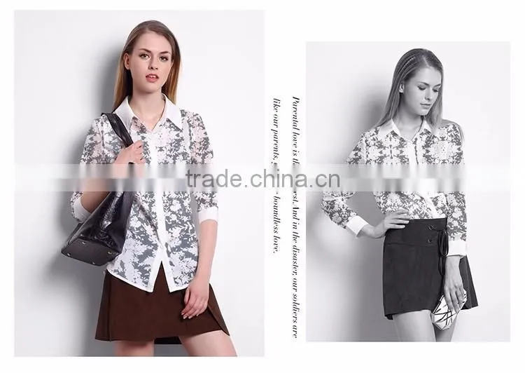 digital printing silk custom printed chiffon fabric
