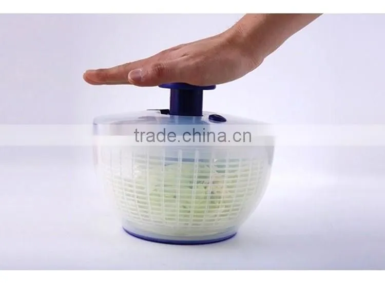 PP+TPR 20.7*13*13 Kitchen tools plastic salad spinner/vegetable spinner/salad maker/food dehydrator