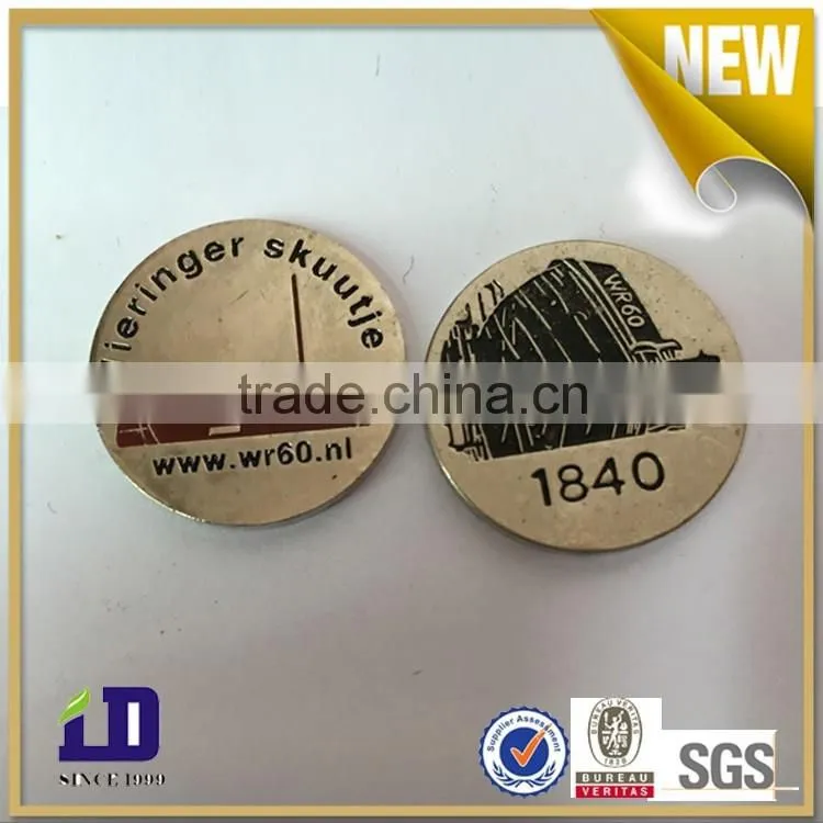 high quality custom metal token coin import cheap goods from china