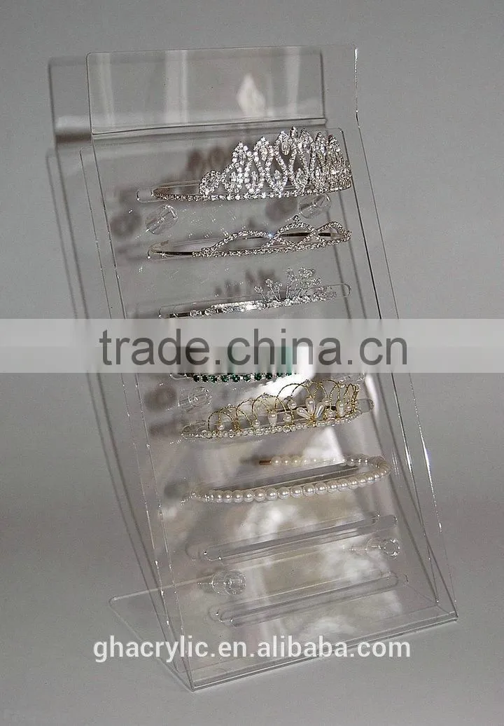 GH-RZ362 Available For Any Design 2013 hot sale clear acrylic headwear display