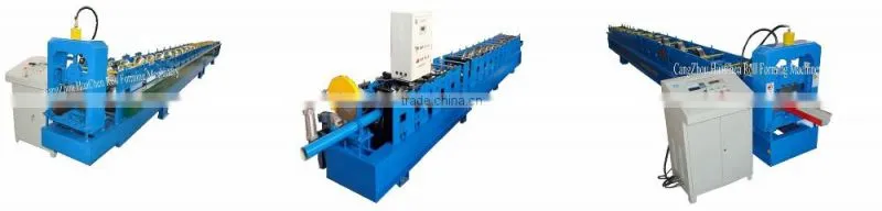 china supplier cold rolling gutter machine, gutter making machine