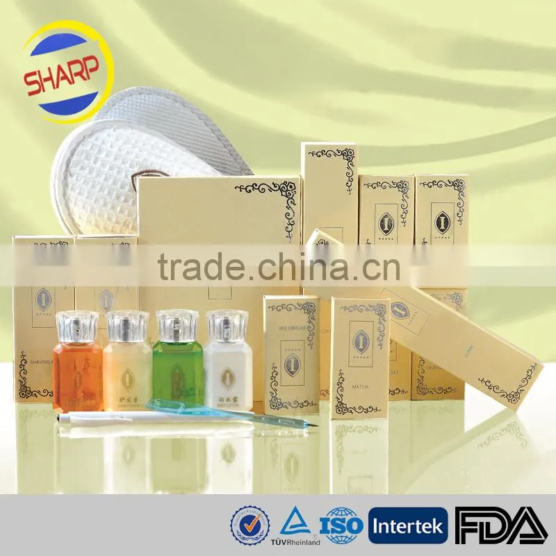 Professional hotel bathroom amenities / hotel guest amenities by several decades years