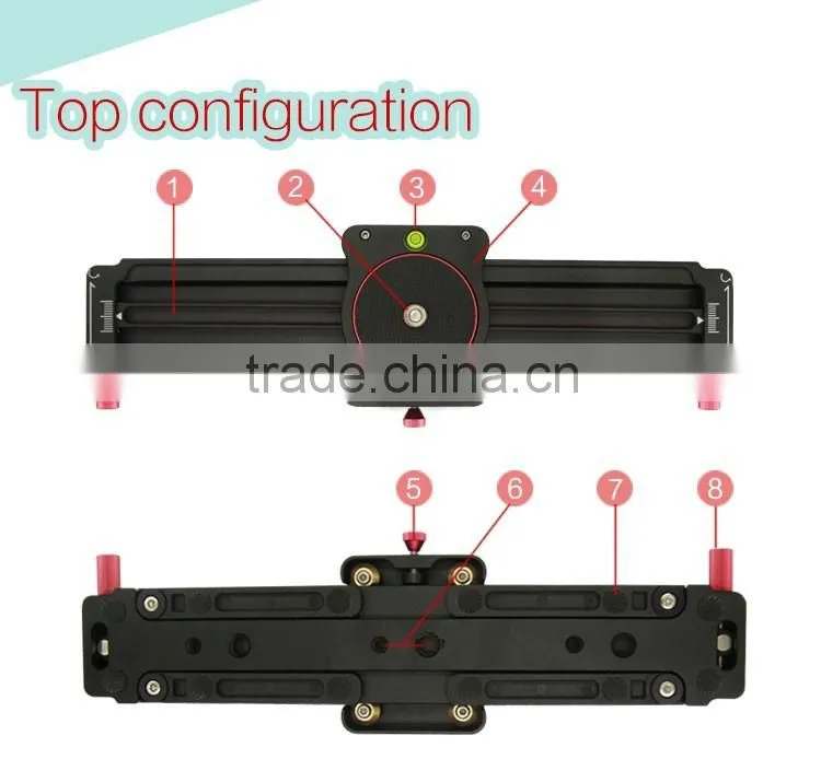 The hottest professional factory directly high quality aluminium alloy mini slider parallax for photography video shooting