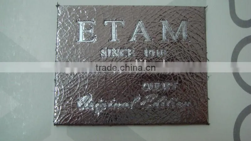 good quality real leather jacket metal patch