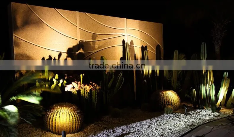3W 2015 best selling LED garden lights change colors