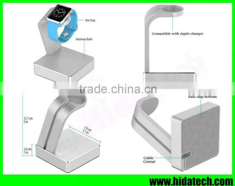 New arrival aluminum display stand holder for apple watch distributor