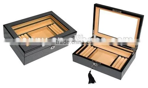 Custom Wooden Cufflinks and Jewelry Box
