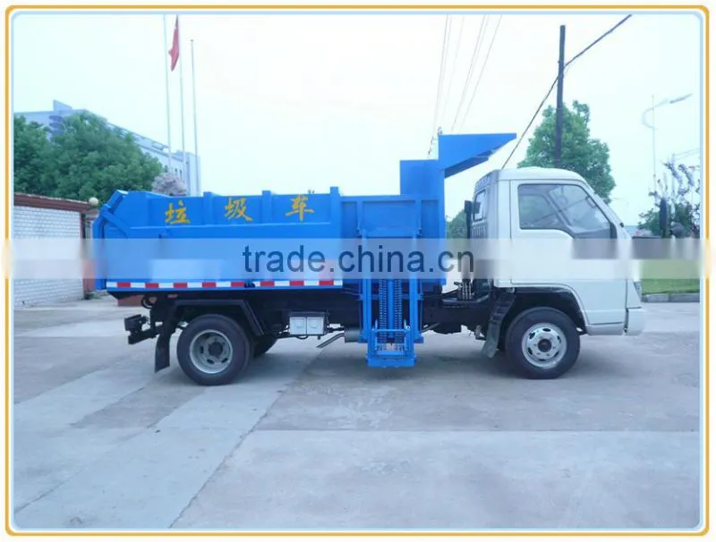 Foton 4x2 small self-loading garbage truck