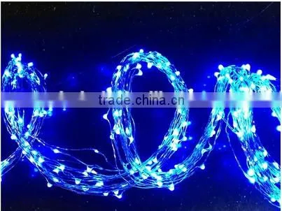 christmas holiday name led copper wire lamp string for house decoration