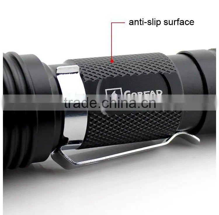 GOREAD Y63 High bright rechargeable focusable XML T6 LED flashlight