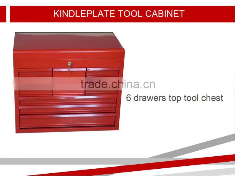 Rolling Aluminium Profile Handle tool box and top chest with 16 drawers
