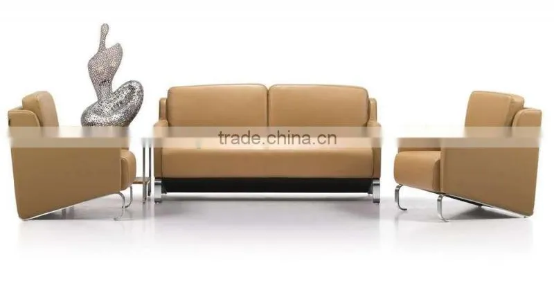 S-62 steel leather modern sofa