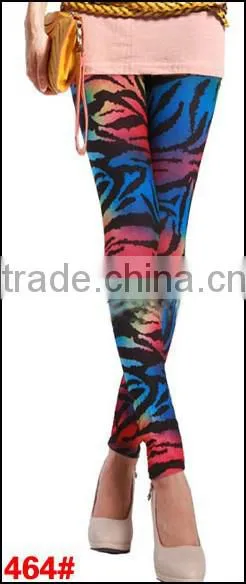 USA Trendy Square Rhombus Tartan Digital Print Leggings