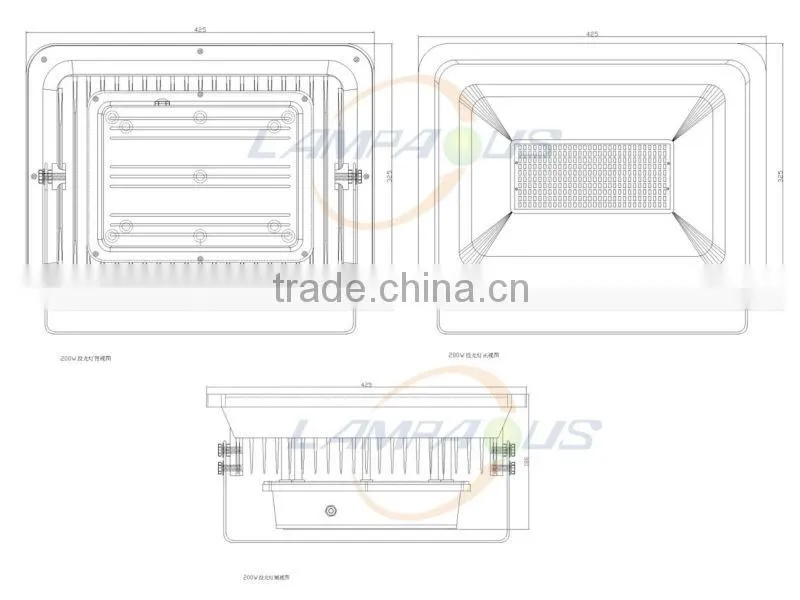 epistar chip 5 years warranty cheap price ip66 ultra bright long-distance trailer flood lights