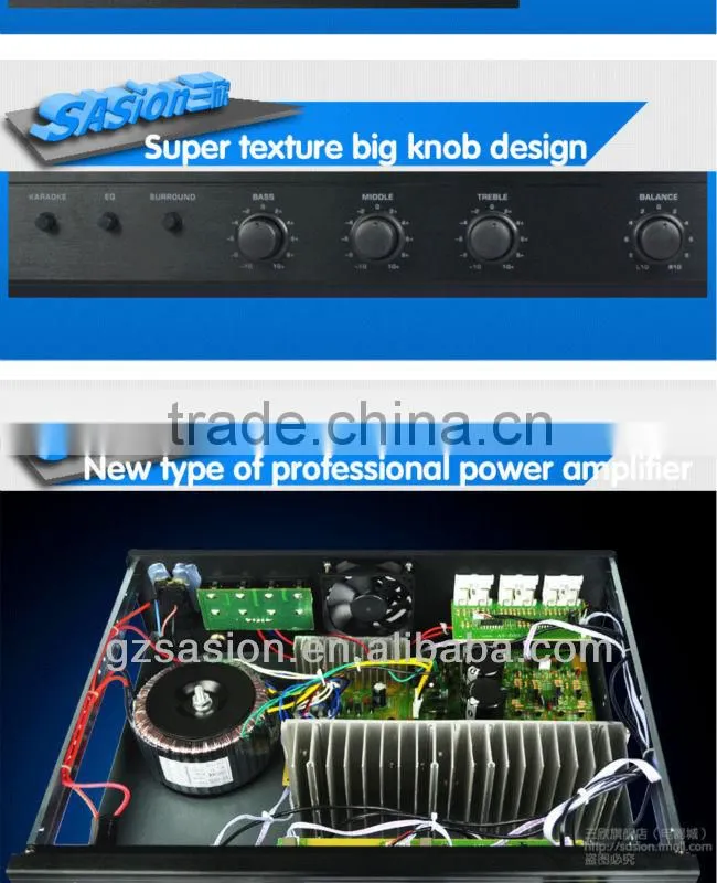 Sasion AV-502C Digital Karaoke professional home high power audio amplifier