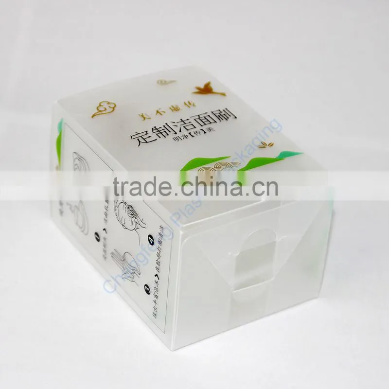 Eco-friendly Cleaning Brush Plastic Clear box