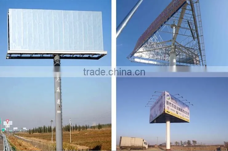 Widely used roadway steel billboard structure