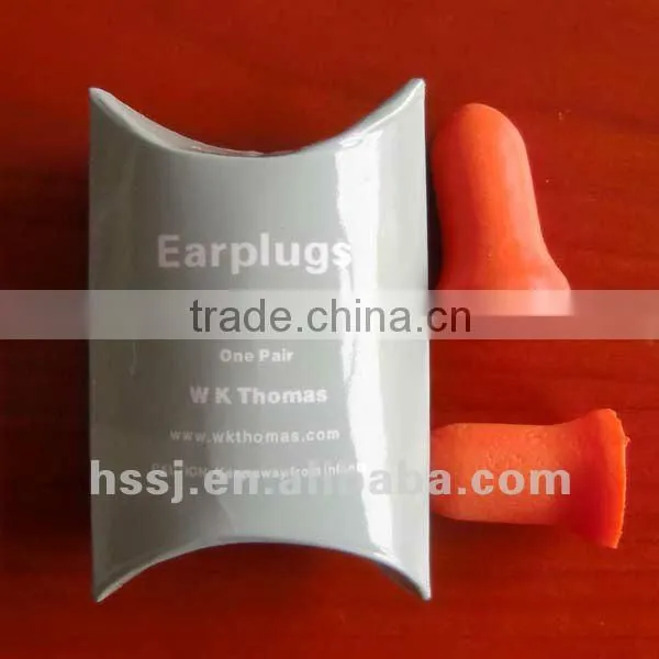2016 hot selling PU foam bell shaped ear plugs with string ear plugs hearing protection ear plugs for noise