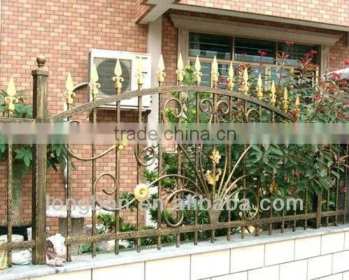 2015 Top-selling steel decorative wire garden fence
