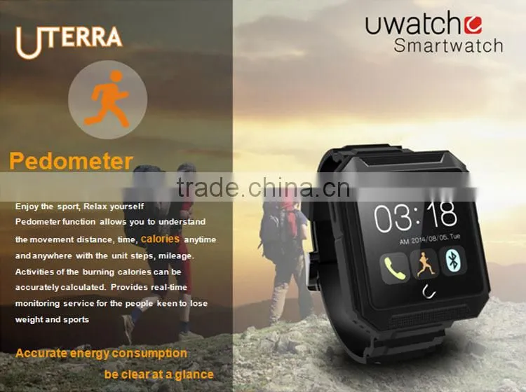 2015 New iOS Android Wrist watch with waterproof dustproof and shockproof function
