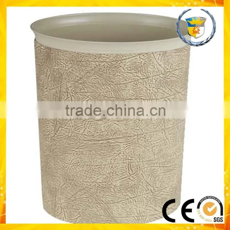 smart dustbin leather surface waste bin room usage dustbin