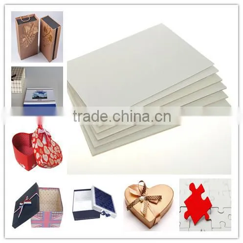 Alibaba trade assurance SGS laminate sheet paper for grey board