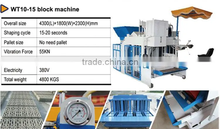 450x225x225mm block size of big block machine machine in Nigeria