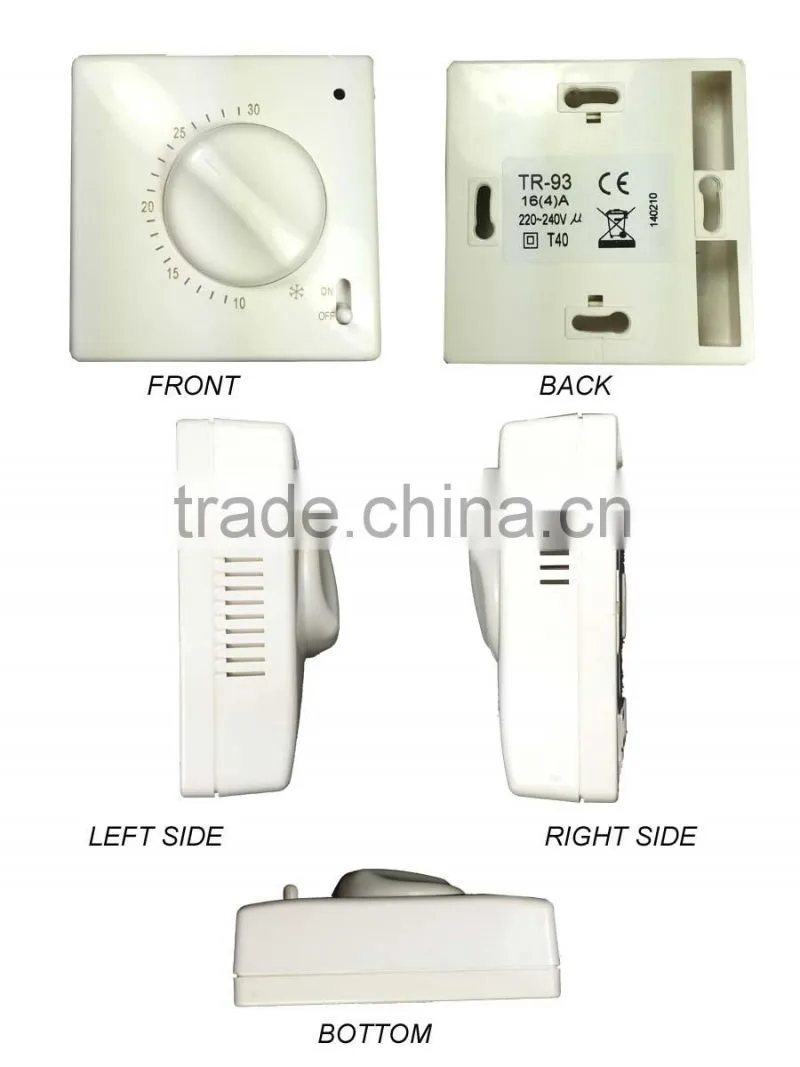 TR93 heating room thermostat
