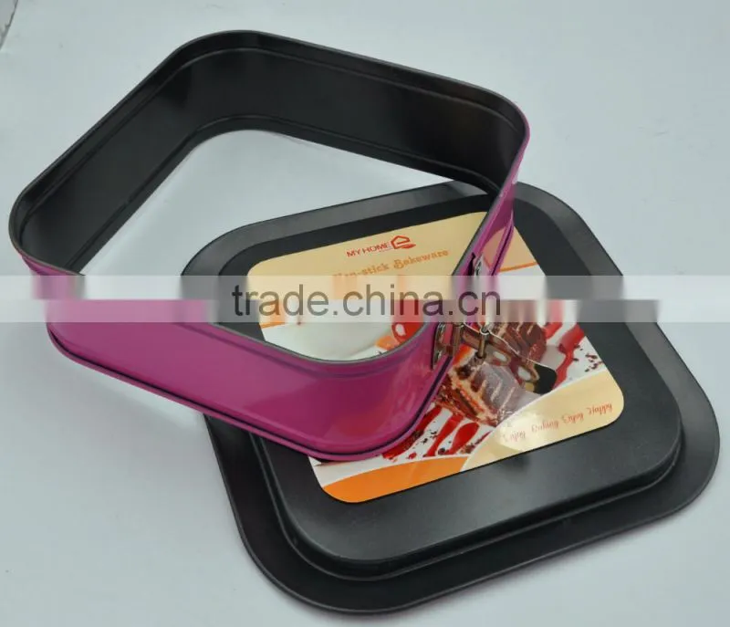 Square Springform Pan with Non-stick Coating