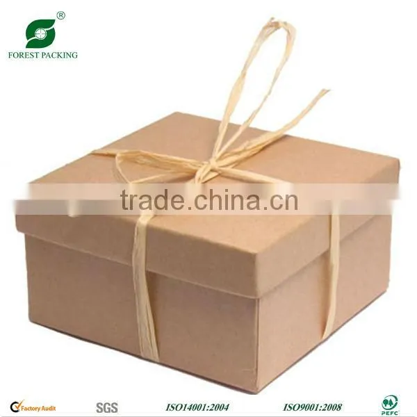 BROWN T SHIRT PACKAGING BOX WITH PAPER BAG