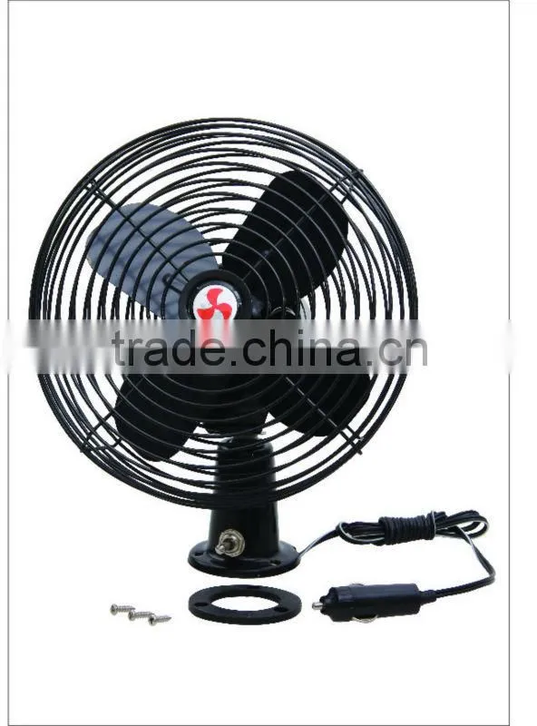 8'' 12v deluxe metal car fan