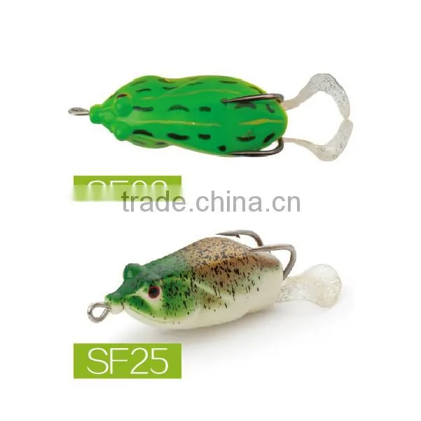 60mm 14g Soft Plastic Frog Marsh Lure