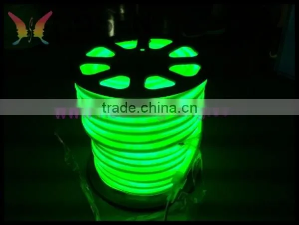 2014 high quality led flexible rainbow led neon light with colo jacket