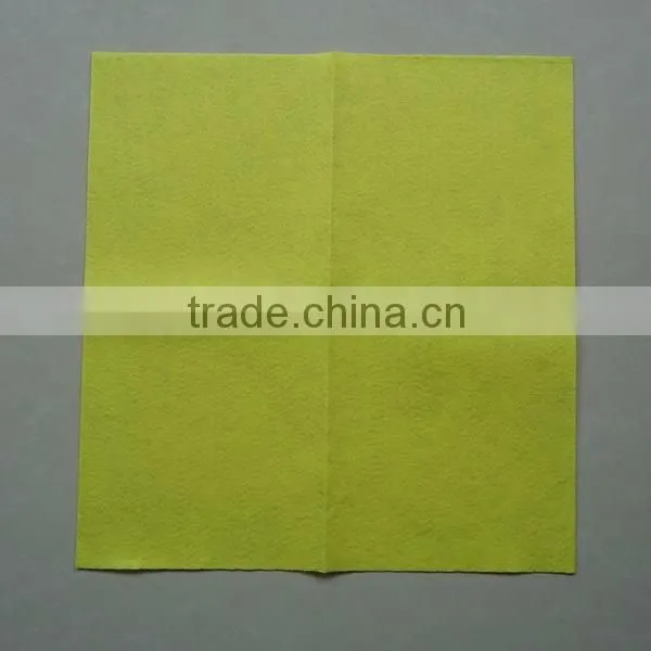 Non-woven fabric magic cleaning cloth (needle punched, viscose & polyester, super absorbent)