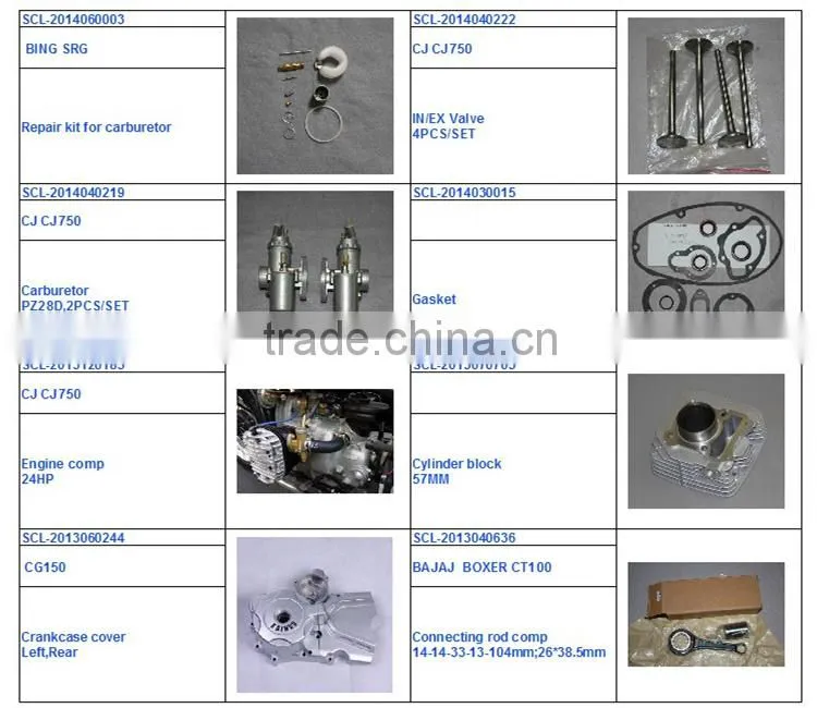SCL-2013010487 Repair Kits Used Motorcycle Carburetor