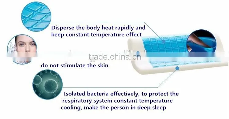 cooling viscoelastic memory foam pillow
